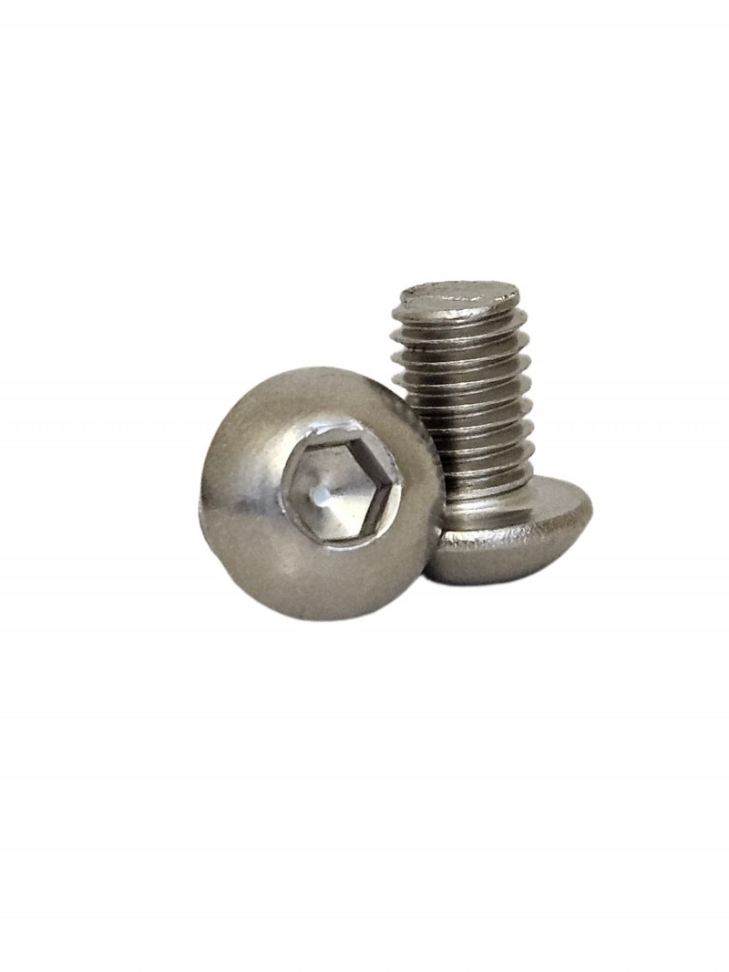 screw button head socket m8 x 12 a2 stainless steel, pack of 100