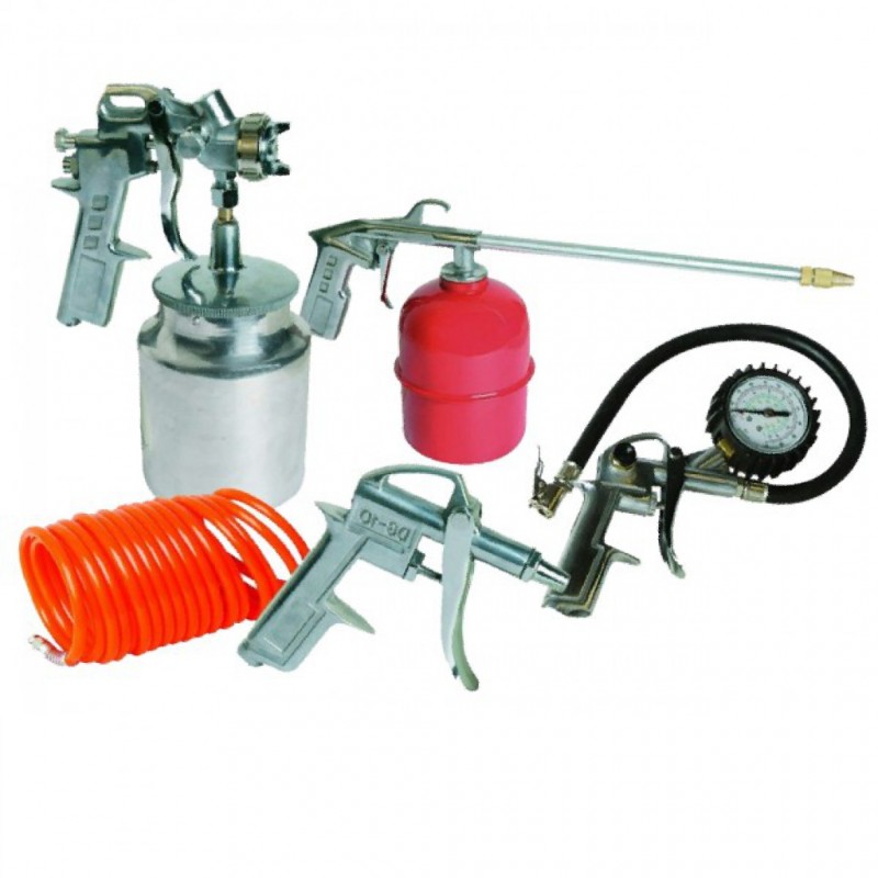 air tools & compressor accessories kit 5 piece 1/2" bsp