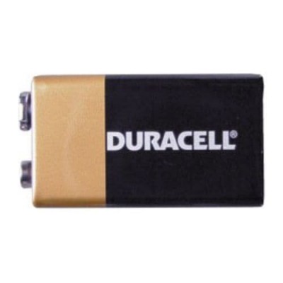 Battery 9 Volt Duracell, Pack Of 1