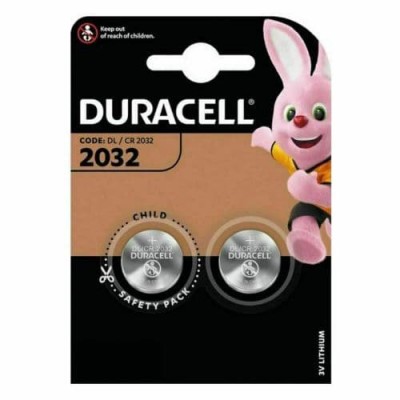 Battery CR2032 Duracell, Pack Of 2