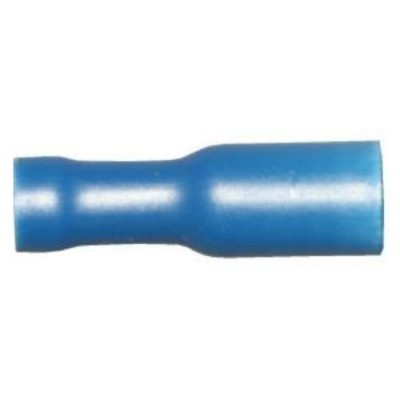 Blue Bullet Receptacle 5.0mm Crimp Terminals, Pack of 100