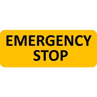 Boss X3X, Emergency Stop (400)
