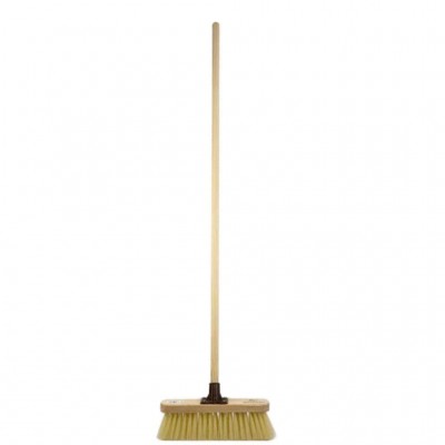 Brush Broom Soft Crimped Synthetic Bristle 12