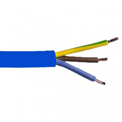 Cable Artic Blue, 3 Core 1.5mm PVC 100 Metres