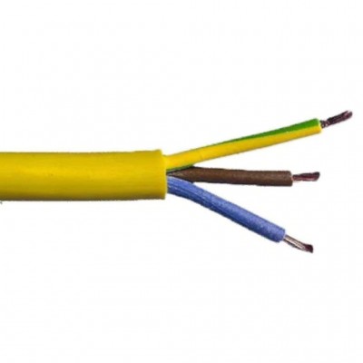 Cable Artic Yellow, 3 Core 1.5mm PVC 100 Metres