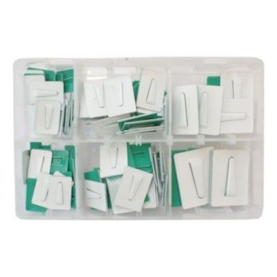 Clips Cable Adhesive, Assorted Box (100)