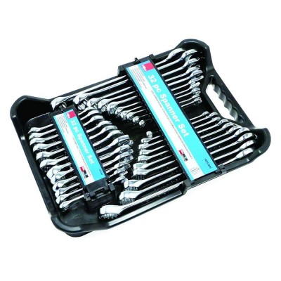 Combination Spanner Set Metric and AF, 32 Pieces