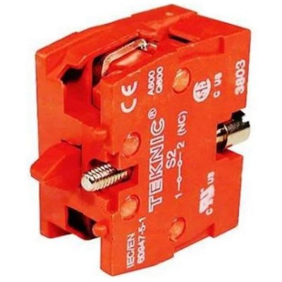 Contact Block Actuator Mounting, Normally Closed Tecnic