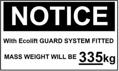ECO Side Guard 335kg Mass (metallic) x 25