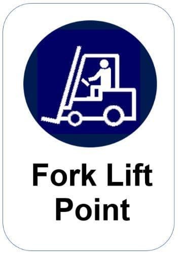 Ecolift Fork Lift Point, Quantity 5 Labels