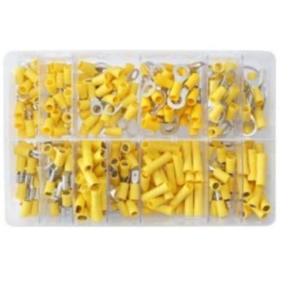 Electrical Terminals Yellow, Assorted Box (260)