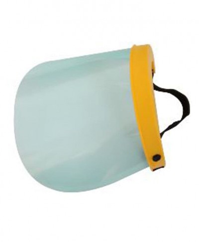 Face and Eye Shield Clear Visor Budget Yellow