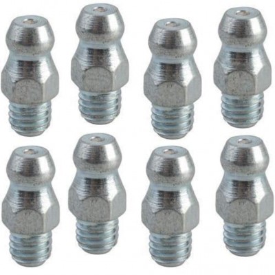 Grease Nipple Straight M6 A2 Stainless Steel, Pack of 8