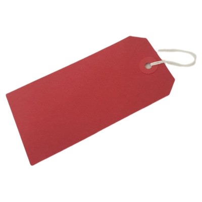 Label Tags Red, Pack Of 250