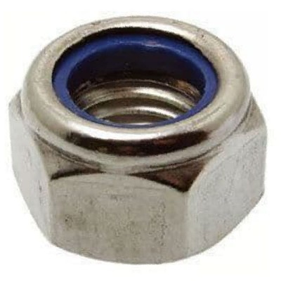 Nyloc Nut M4 A2 Stainless Steel, Pack of 100