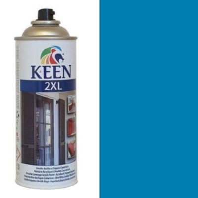 Paint, Keen Spray Aerosol 400ml, Blue RAL5015
