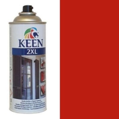 Paint, Keen Spray Aerosol 400ml, Red RAL3020