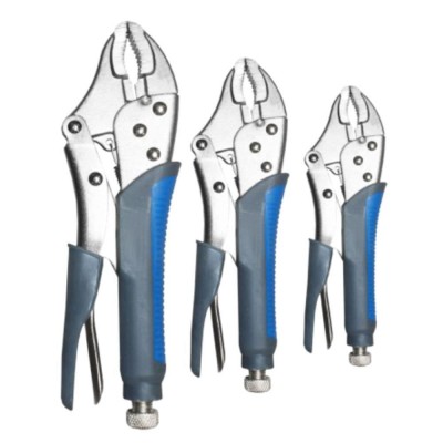 Pliers, Mole Grips Self Locking Soft Grip Pack of 3