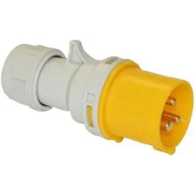 Plug Yellow Cable Mount, 110V Volt 32amp