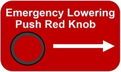 Power Tower Push Red Knob x 100