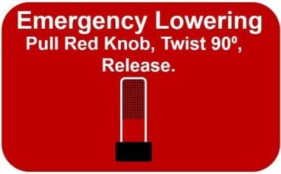 Power Tower Standard Emergency Lowering x 100