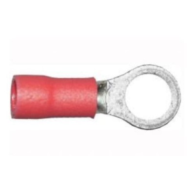 Red Ring 4.3mm Crimp Terminals, Pack of 100