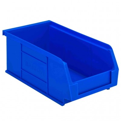 Storage Bins Extra Large, Blue 375mm x 420mm x 122mm, Pack of 5