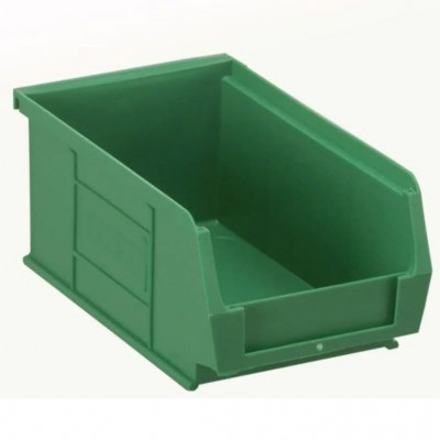 Storage Bins Extra Large, Green 375mm x 420mm x 122mm, Pack of 5