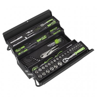 Toolbox Cantilever with 86 piece Tool Kit