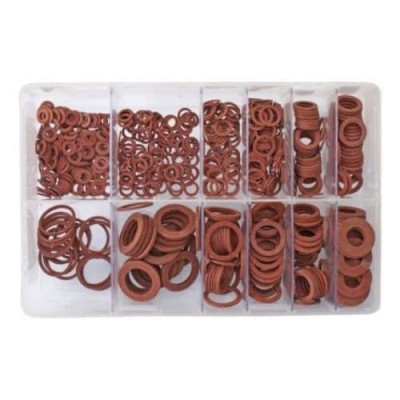 Washers Fibre (Metric), Assorted Box (600)