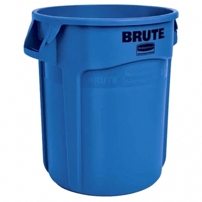 rubbish bin, heavy duty plastic 75 litres